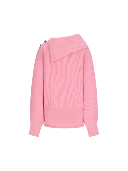 Sweter Blumarine wełniany różowy