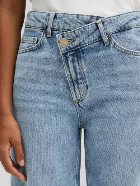 Jeansy o kroju wide fit z dodatkiem lnu model FIA' Marc O'polo