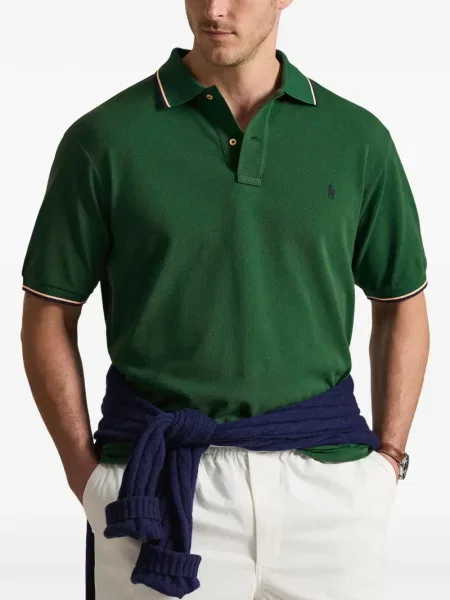 Șosete Polo Ralph Lauren cu model herringbone cu broderie plasă albastru