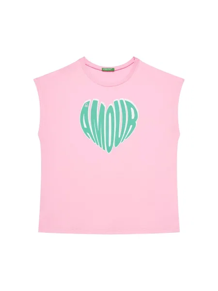 Топ United Colors Of Benetton розовый