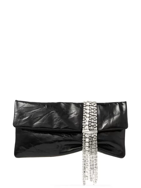 Geantă plic Jimmy Choo negru