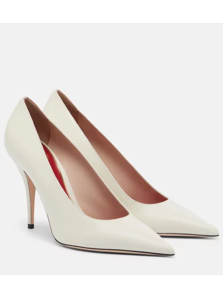 Pantofi cu toc Valentino Garavani din piele alb