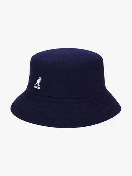Kangol pălărie de lână Wool Lahinch albastru