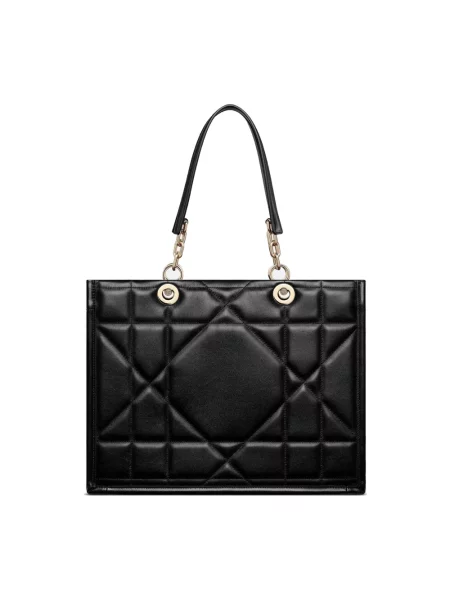 Shopperka Dior skórzana czarna
