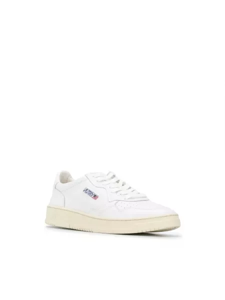 Sneakers Autry Medalist Low Man Leat/ Leat Wht/ Wht EUR 41 białe