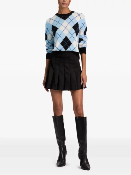 Pulover Alice + Olivia cu model argyle albastru