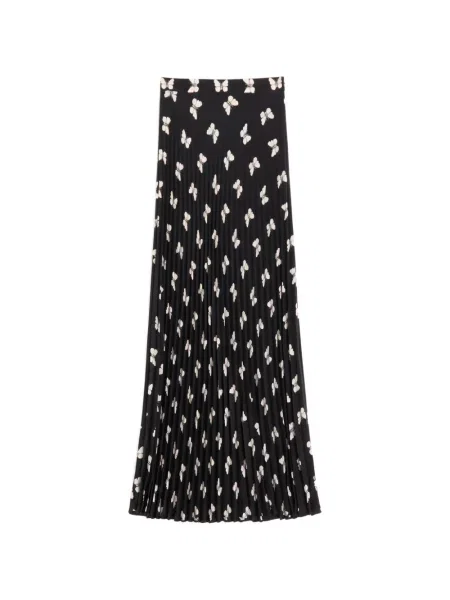 Fustă midi Valentino Garavani negru