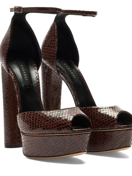Platform talpú szandál Casadei barna
