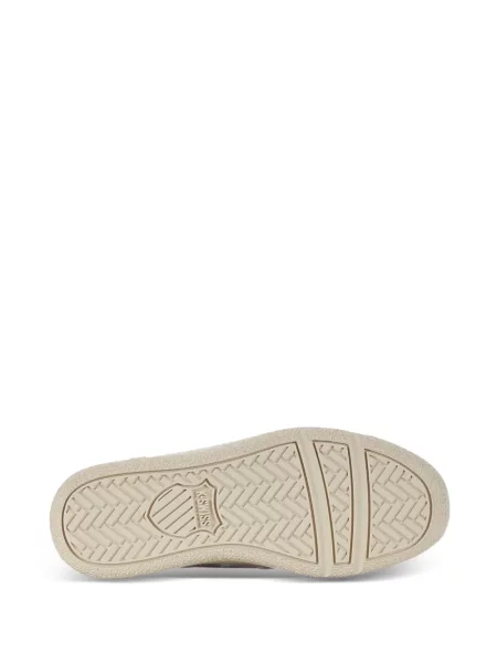 Sneakerși K-swiss cu șireturi din piele alb