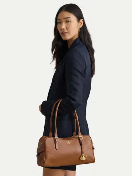 LAUREN RALPH LAUREN Ročna torba rjava