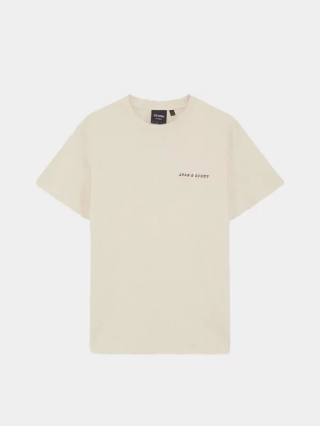 Футболка Lyle & Scott бежевий