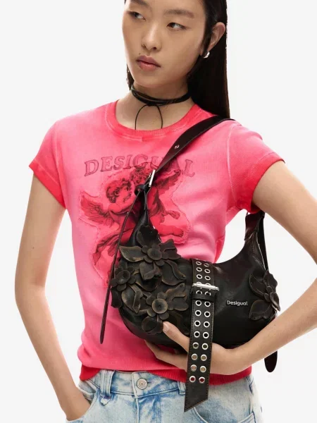 Crossbody kabelka Desigual čierna