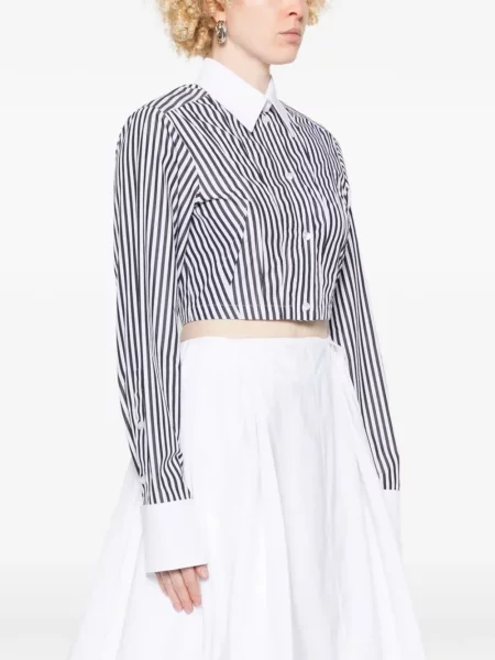 Koszula Sportmax w paski czarna