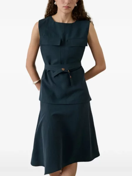 Spódnica Soeur w kształcie litery A niebieska