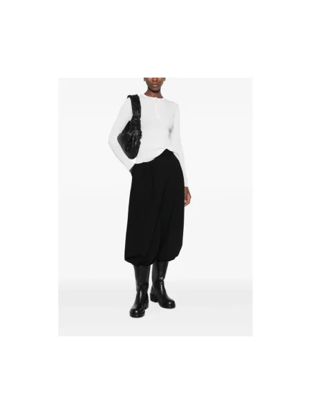 Dzianinowy top Soft Goat biały