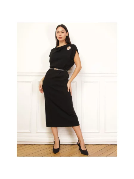 Haljina La Modeuse crna