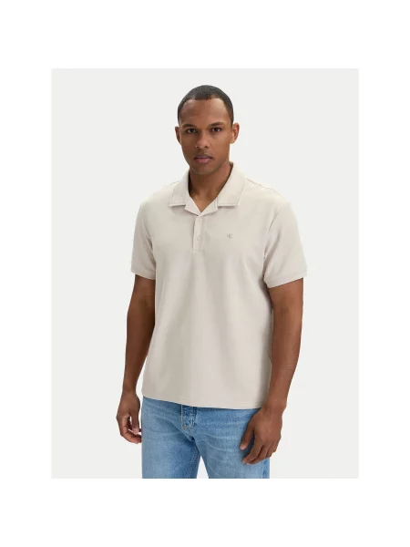 Calvin Klein Jeans Tenisz póló bézs