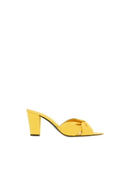 Klapki Saint Laurent żółte