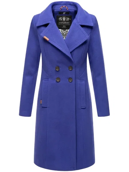 NAVAHOO Palton de iarnă Wooly violet albastru