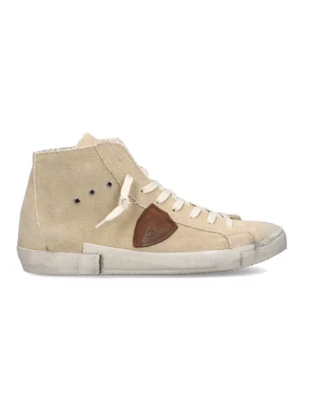 Buty do tenisa Philippe Model skórzane do tenisa beżowe