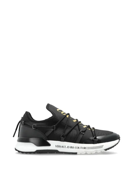 Sneakerși Versace Jeans Couture cu șireturi din dantelă negru