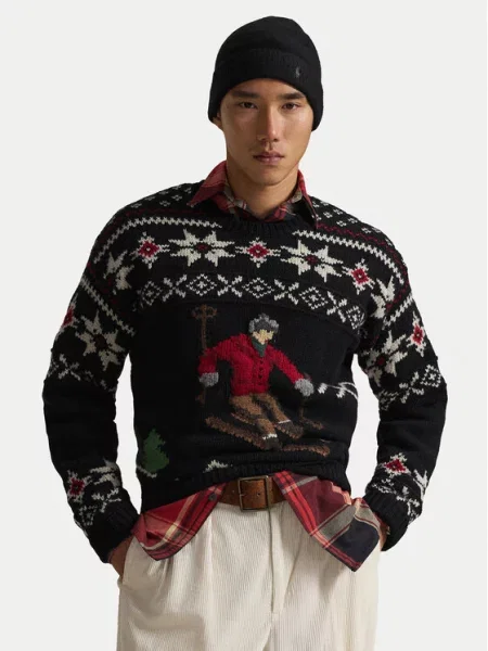 Pulover Polo Ralph Lauren črna