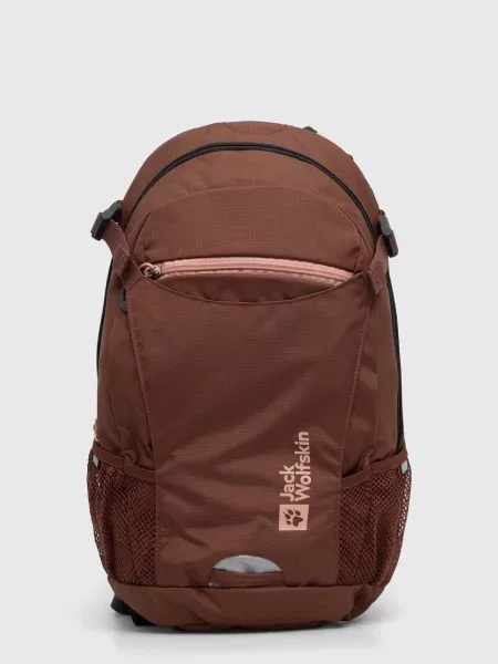 Однотонный большой рюкзак Jack Wolfskin коричневый