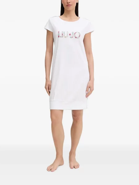 Scurt rochie midi Liu Jo cu imagine alb
