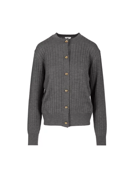 Kardigan Bottega Veneta wełniany szary