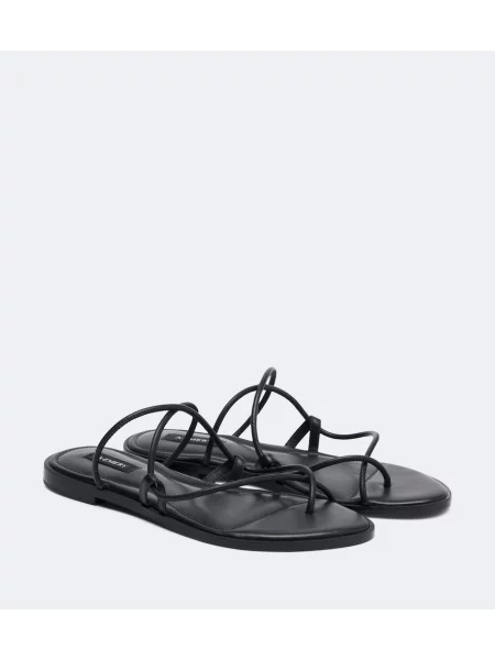 Sandale A.emery din piele negru