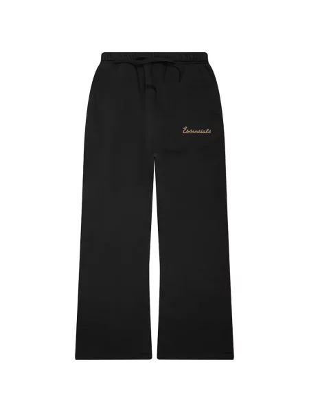 Pantaloni Fear Of God Essentials evazate negru