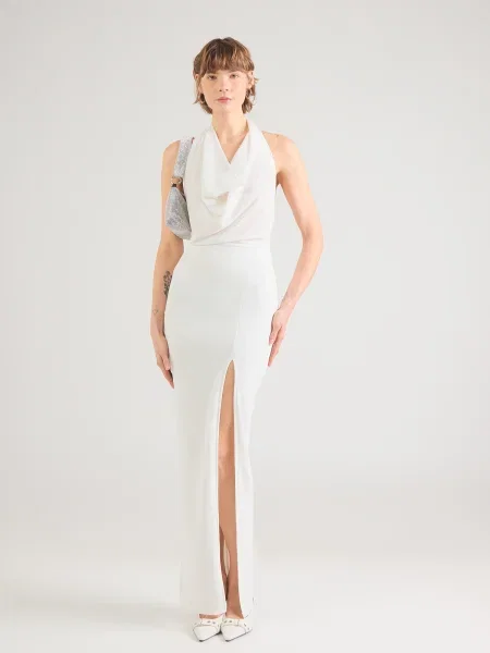 WAL G. Rochie de seară JASMIN' alb
