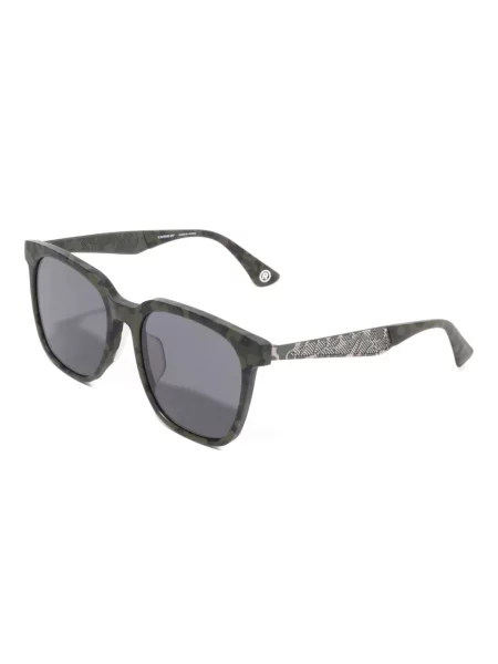 Ochelari de soare A Bathing Ape® cu model camuflaj verde