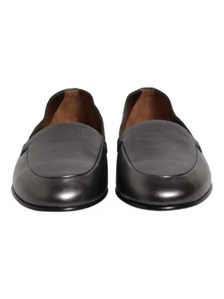 Półbuty Dolce And Gabbana skórzane casual szare