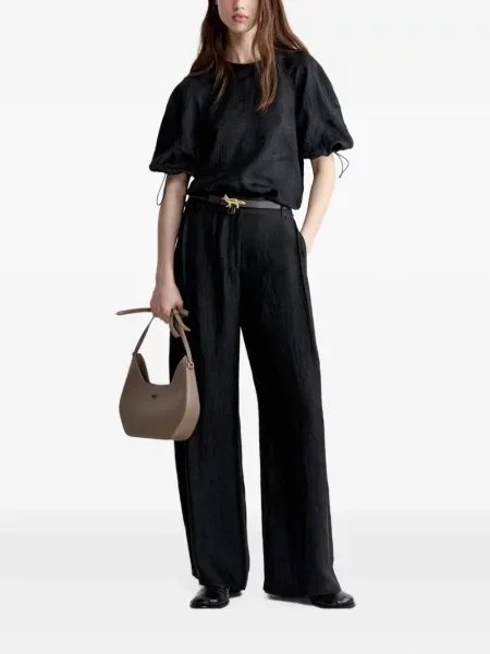 Top Maison Kitsune negru