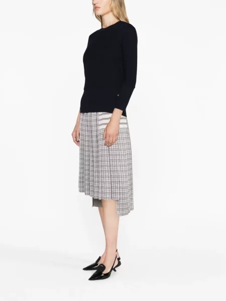 Vilnonis megztinis Thom Browne mėlyna