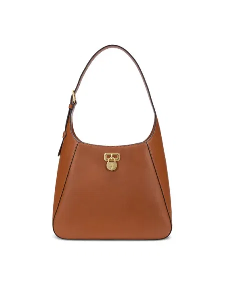 LAUREN RALPH LAUREN Torbica Large Tanner Shoulder Bag smeđa