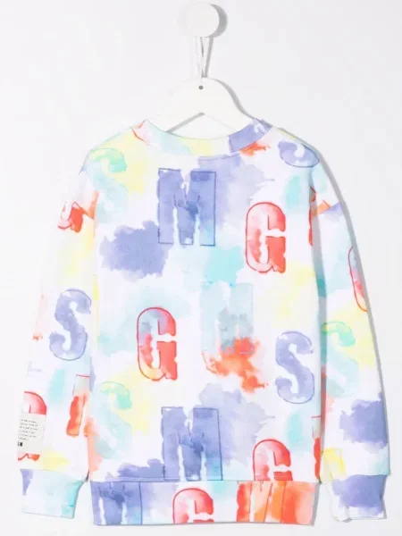 Sweter dziecięcy Msgm biały