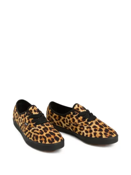 Sneakerși Vans Authentic cu imagine cu model leopard maro