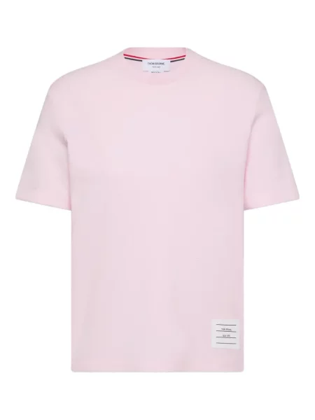 Tricou Thom Browne scurt roz