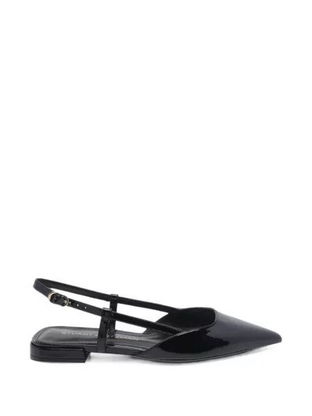 Pantofi cu toc Stuart Weitzman slingback negru