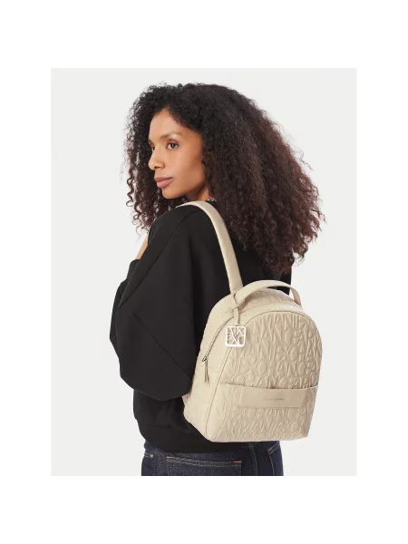 Batoh Armani Exchange béžový