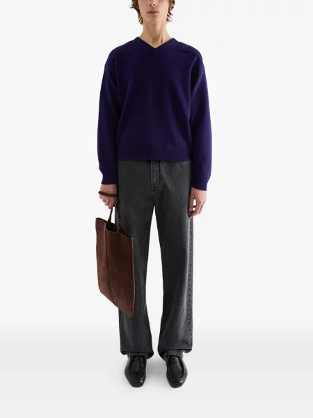 Blugi Jil Sander cu 5 buzunare gri