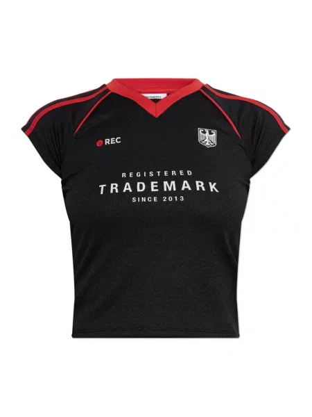 VETEMENTS t-shirt Football Jersey czarna