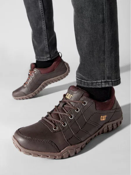 CAT Footwear Półbuty Instruct brązowy