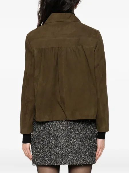 Geanta de piele Ba&sh verde