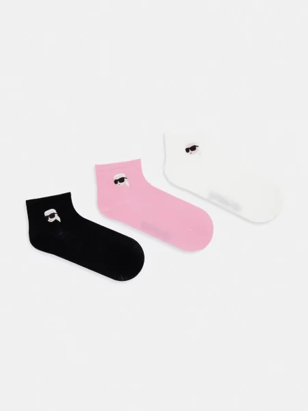 Karl Lagerfeld ponožky K/IKON růžové