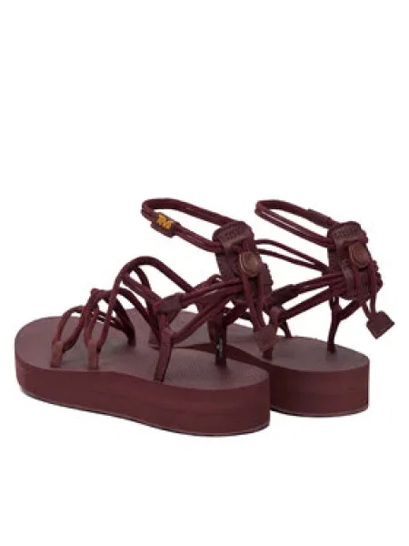 Sandali Teva Midform Infinity Bordo rdeča