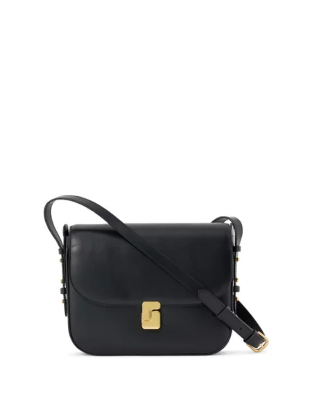 Torebka crossbody Soeur skórzana czarna