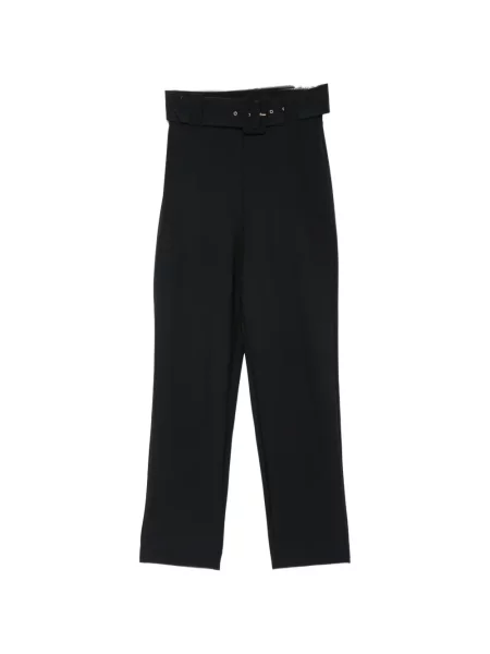Cu centură pantaloni Chiara Boni La Petite Robe negru